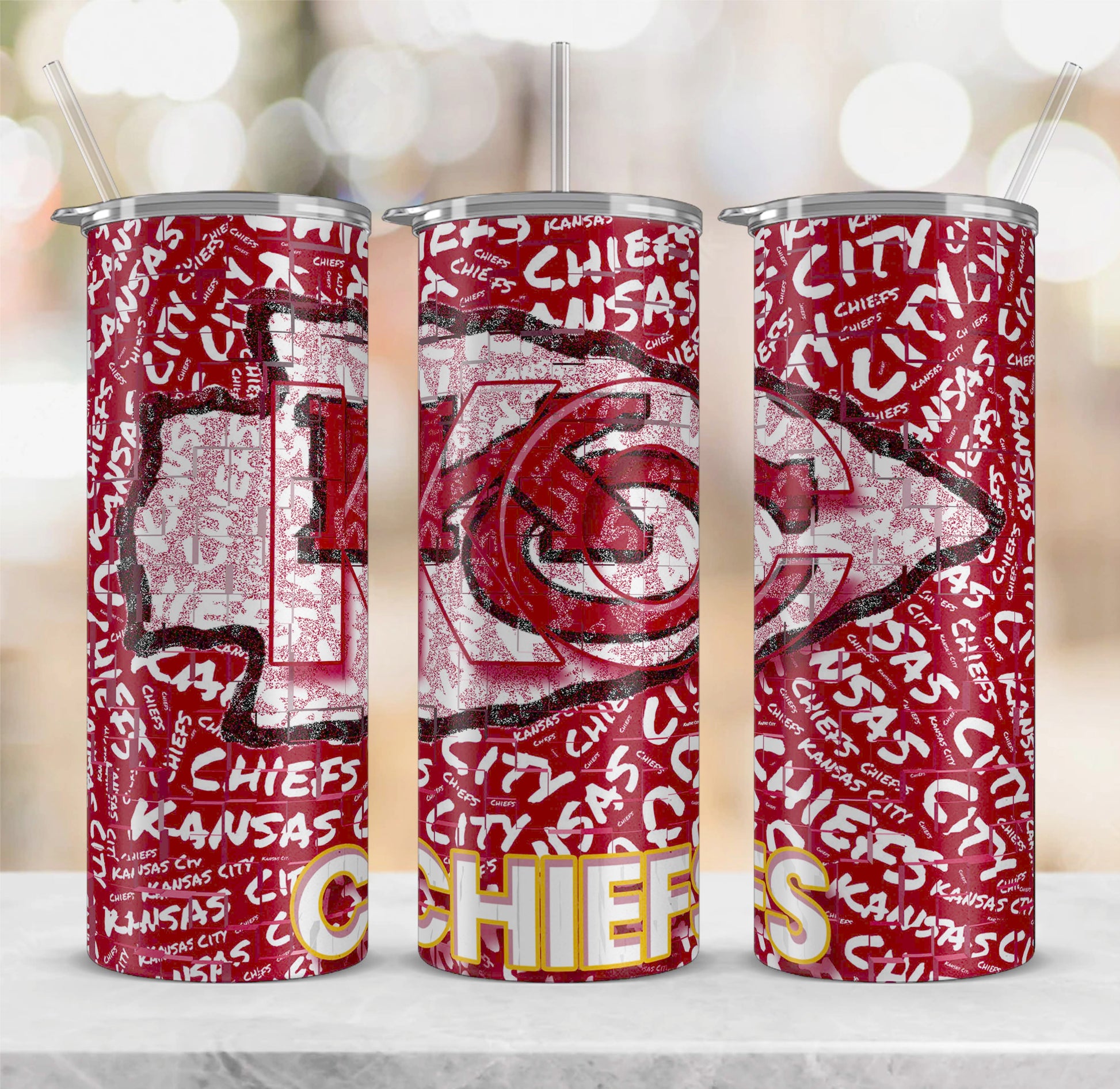 Chiefs All Day Everyday Tumbler – Our Labor of Love LLC